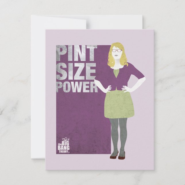 Bernadette | Pint Size Power Note Card (Front)