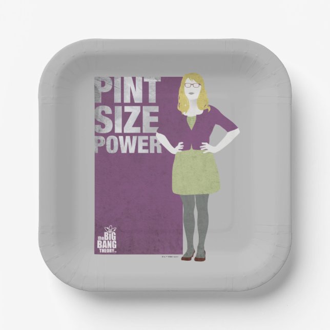 Bernadette | Pint Size Power Paper Plates (Front)
