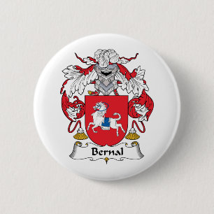 Bernal Family Crest Button