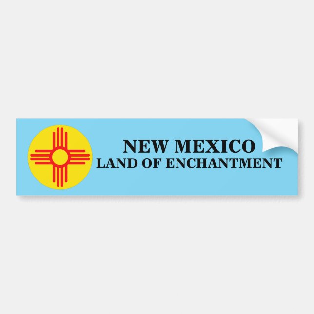 BERNALILLO, NEW MEXICO LAND OF ENCHANTMENT BUMPER  BUMPER STICKER (Front)