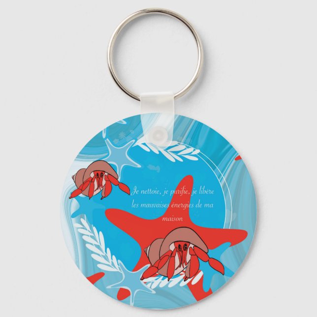 bernard l'hermite keychain (Front)