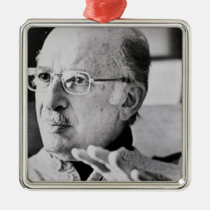 Bernard Malamud Metal Ornament