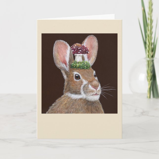 Bernard the bunny card (Front)