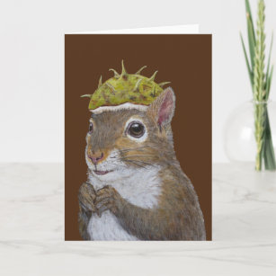 Bernard the squirrel card