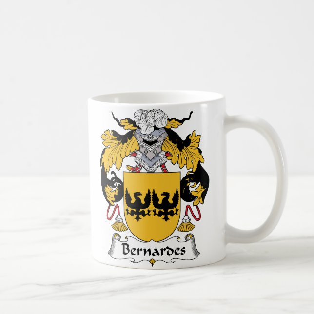 Bernardes Family Crest Coffee Mug (Right)
