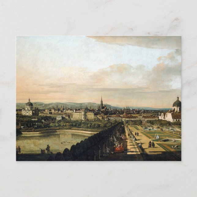 Bernardo Bellotto, Canaletto Vienna Postcard (Front)