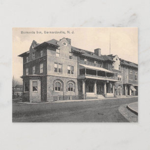 Bernardsville NJ Inn, Vintage 1910 Postcard