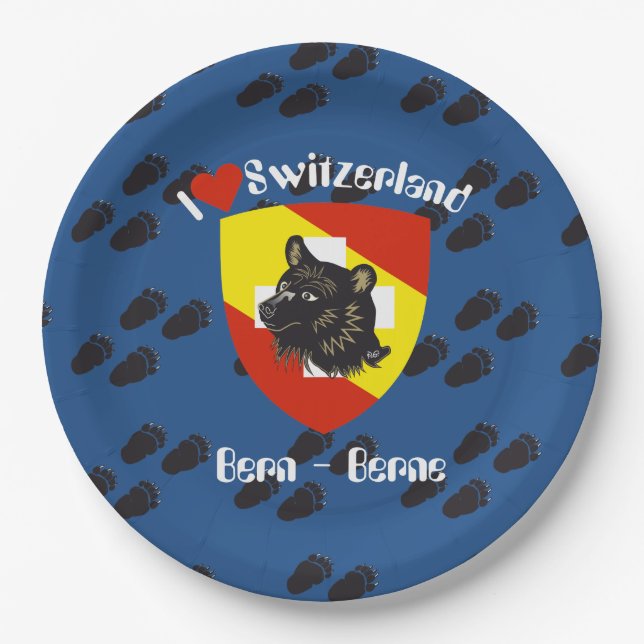 Berne - Berne - Berna Paper Plates (Front)