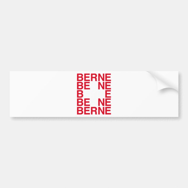 Berne Bumper Sticker (Front)