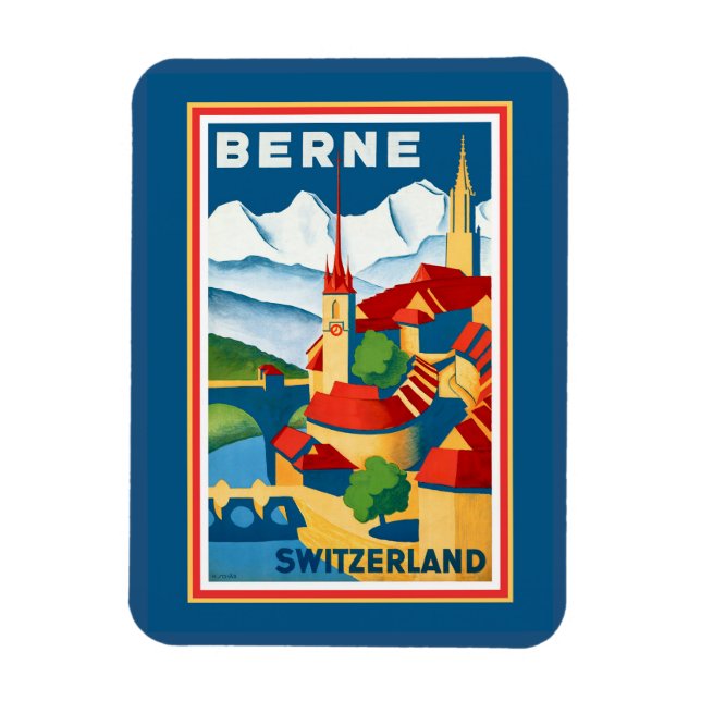 Berne, Switzerland Magnet (Vertical)