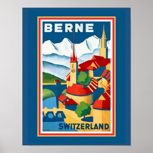 Berne Switzerland Poster
