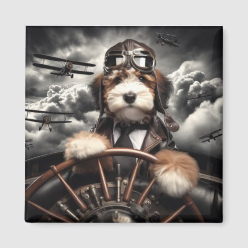 Bernedoodle Aviator Magnet