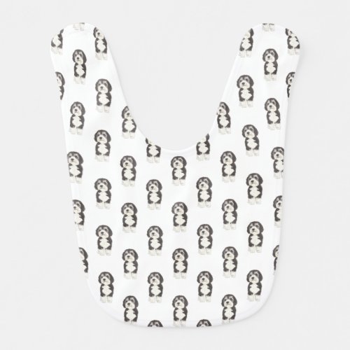 Bernedoodle Baby Bib