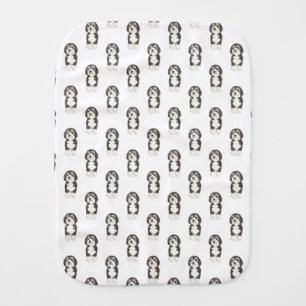 Bernedoodle Baby Burp Cloth