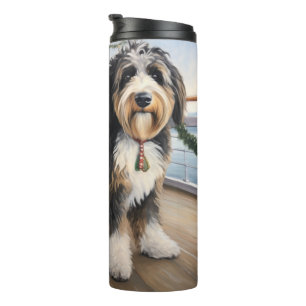 Bernedoodle Christmas Cruise: Pawsome Holiday  Thermal Tumbler