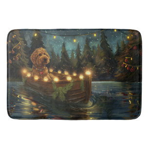 Bernedoodle Christmas Festive Voyage Bath Mat