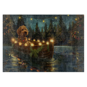 Bernedoodle Christmas Festive Voyage Cutting Board