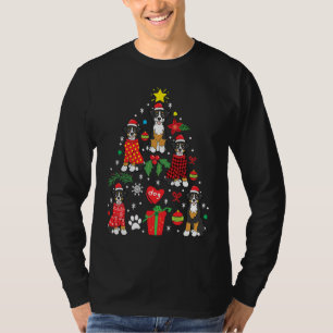 Bernedoodle Christmas Ornament Tree Dog Mom Dad T-Shirt