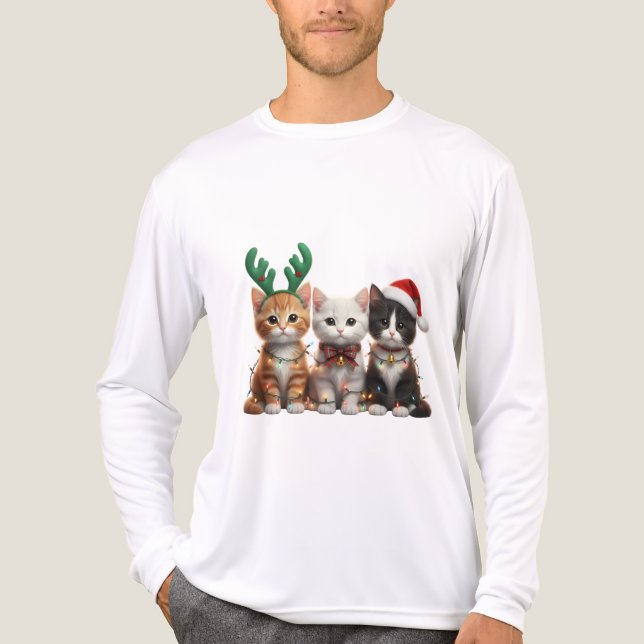 Bernedoodle Christmas Sweatshirt,  Tri-Blend Shirt (Front)