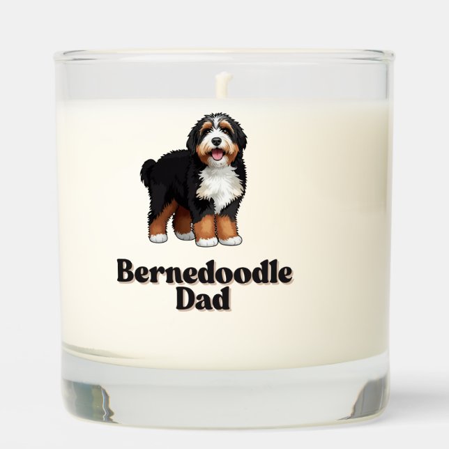  "Bernedoodle Dad's Cozy Corner" Scented Candle (Front)