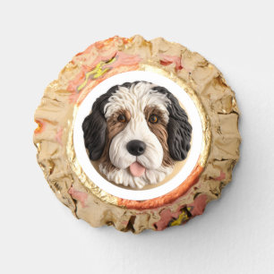 Bernedoodle Dog 3D Inspired Reese's Peanut Butter Cups