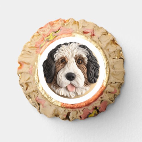 Bernedoodle Dog 3D Inspired Reeses Peanut Butter Cups