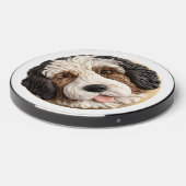 Bernedoodle Dog 3D Inspired Wireless Charger (Front 2)