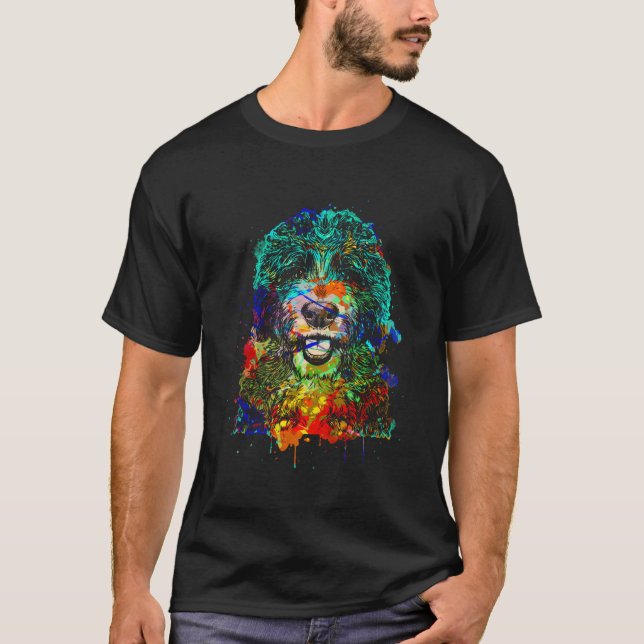 Bernedoodle Dog Bernedoodle T-Shirt (Front)