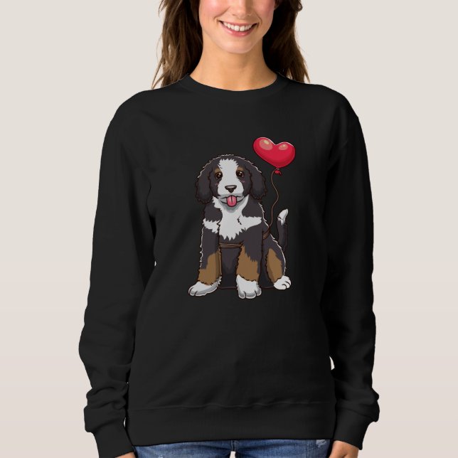 Bernedoodle Dog Gift Idea Sweatshirt (Front)