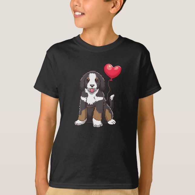 Bernedoodle Dog Gift Idea T-Shirt (Front)