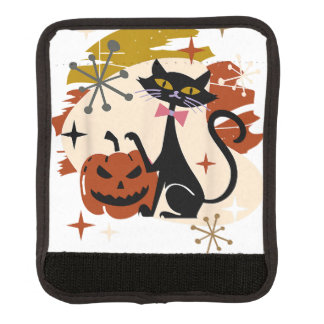 Bernedoodle Dog Halloween T-Shirt Luggage Handle Wrap