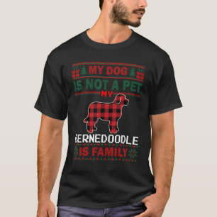 Bernedoodle Dog Owners Matching Pajama Family Ugly T-Shirt