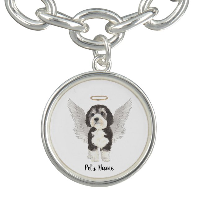 Bernedoodle Dog Sympathy Bracelet (Design)