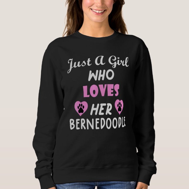 Bernedoodle Dog Tilt Head Shirt Cute For Men Women (Front)