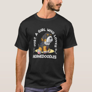 Bernedoodle Dog With Stuffed Animal T-Shirt