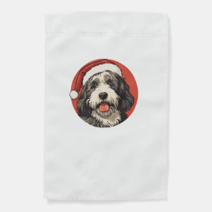 Bernedoodle Dog Xmas Doodle Dood Cute Christmas Be Garden Flag