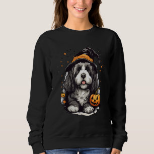 Bernedoodle Halloween Cute and Spooky Doodle Dog Sweatshirt