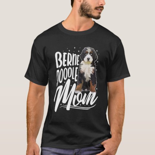 Bernedoodle Mom Dog T_Shirt