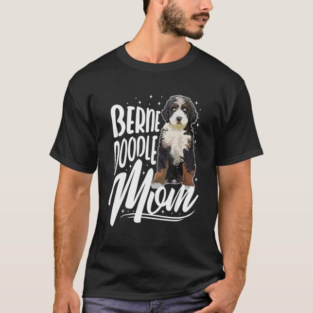   Bernedoodle Mom Dog   T-Shirt (Front)