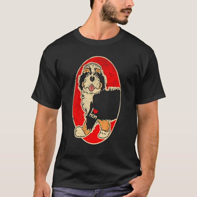 Bernedoodle Mom T-Shirt (Front)
