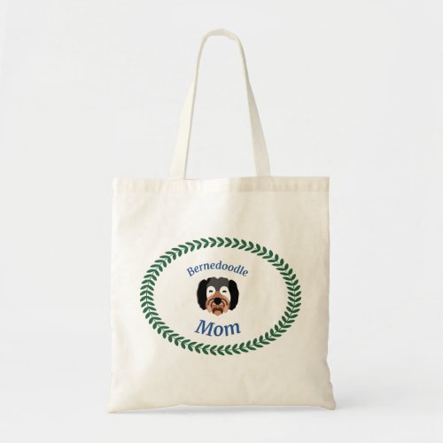 Bernedoodle Mom Tote Bag