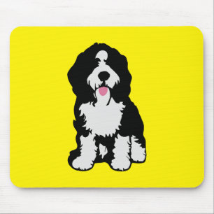Bernedoodle Mouse Pad