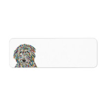 Bernedoodle Return Address Label