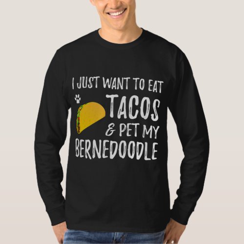 Bernedoodle Taco Lover Cinco de Mayo Dog Mom T_Shirt