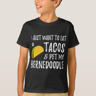Bernedoodle Taco Lover Cinco de Mayo Dog Mom T-Shirt