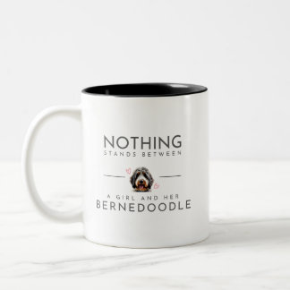 Bernedoodle Two-tone Mug