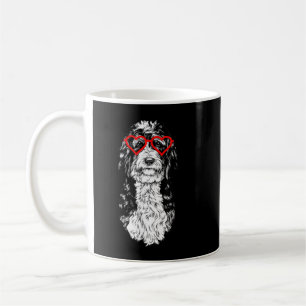 Bernedoodle Valentines Day Doodle Dog mom Dog Love Coffee Mug
