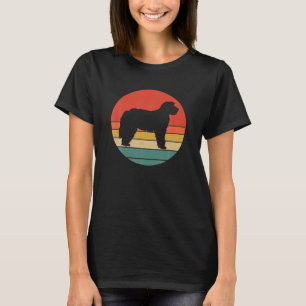 Bernedoodle Vintage Dog Silhouette Retro Dogs Gift T-Shirt