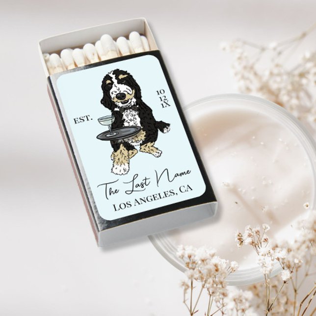 Bernedoodle Wedding  Matchboxes (Creator Uploaded)