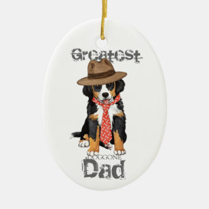 Berner Dad Ceramic Ornament